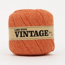 [슬로우플로우] 램스울 빈티지 50g 보카시 컬러 고급 lambs wool, 12 오렌지, 1개