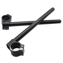세퍼핸들 셰퍼 PCX CNC 오토바이 핸들 바클립 온 포크 야마하 YZF R3 R1 R6, Black 36mm