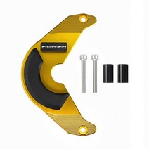 [해외]MTKRACING 혼다 FORZA 350 FORZA350 NSS350 NSS 350 2017-2020 액세서리 왼쪽 엔진 보호 장식 샤프트 커버 가드, 금