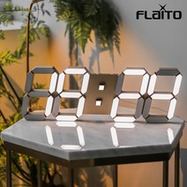 국산 3D 플라이토 골드 LED 인테리어 벽걸이 전자 시계 38cm