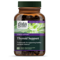 Gaia Herbs Thyroid Support 가이아 허브 갑상선 서포트 120베지캡슐