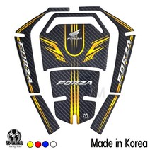 23년 포르자 탱크패드 주유구스티커 300 350 국산 18년~23년 업그레이드 튜닝 커버 FORZA 데칼, 레드