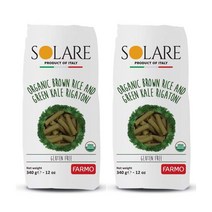 현미-케일 리가토니 파스타 340g x 2팩 Solare