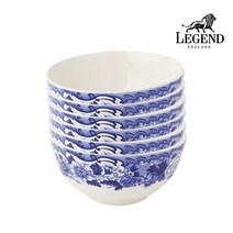 레전드잉글랜드 Legend England 벨몬트 블루 높은면기 6개 세트, 단품없음