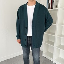남자 루즈핏 사계절 데일리 무지 니트 가디건(10COLOR)
