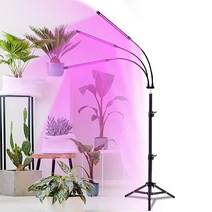 스마토이 스탠드형 LED 식물등 성장조명 3구 삼각대 SET, 스탠드형식물성장조명3구 삼각대 SET