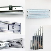 가구레일 서랍 슬라이딩 철레일 볼레일 2단 3단 댐핑 푸쉬 서랍레일, 3단35볼레일, 300mm