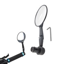 자전거 사이드미러 전동킥보드 후사경 킥보드 회전 사이드 거울 백미러, 단품, 단품