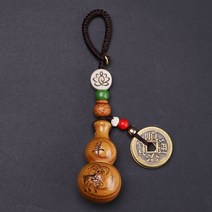 풍수선물 복록수희재십이지생오제전박모모금고개디 열쇠고리, 1개, 복록수희재금[양]