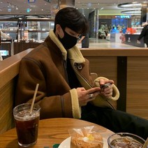 kirahosi 키라호시 2023년 코튼 패딩 자켓 남성 모피 뜨거운 올해 면화 패딩 자켓 겨울 코튼 패딩 자켓 양털 안감 두꺼운 양고기 모피 코트 패션 1DH2755