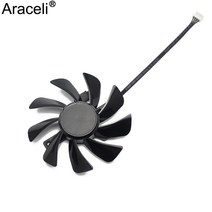 T129215SU 사파이어 RX 570 GPU 쿨러 비디오 카드 팬 Radeon ITX 그래픽 냉각 시스템 교체 용, 한개옵션0