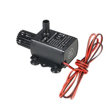 미니양수기 진공 전동 펌프 모터 초소형 미니 브러시리스 dc 12v 워터 5w 280lh 리프트 잠수정 분수 방수 어항 수족관 순환, 검은색
