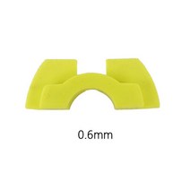 스쿠터 댐핑 고무 충격 흡수기 진동 댐퍼 샤오미 Mijia M365 전기 스쿠터 액세서리, 0.6mm-노란색, 중국