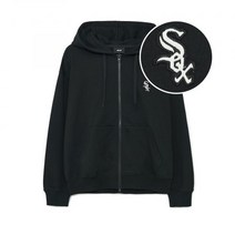MLB 엠엘비 베이직 미디움 로고 후드집업 CHW Black 3ATRB0134-44BKS