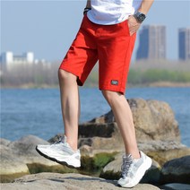 반바지 남 여름 비치 팬츠 5부 캐주얼 팬츠 casual shorts 천연길이 A28 T512S067