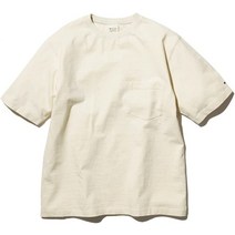 스노우 피크 아웃도어 반소매 T셔츠 리사이클 코튼 헤비 TS-22SU401 크림 S유니