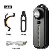어깨경광등 반사 스티커 새로운 led 빨간색 파란색주의 비상 경찰 빛 클립 usb 충전식 어깨 깜박임 경고 안전 토치 자전거 테일 램프, 세트를 입력