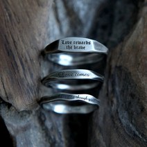 [더 고도] 마운틴 힐 벨리반지 종합 남자여자 이니셜각인실버은반지 커플링 가족 우정링