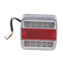 DC 12V 14 LED 트럭 자동차 트레일러 보트 캐러밴 후면 테일 라이트 정지 램프 미등, 한개옵션0, 한개옵션0