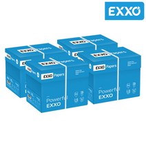 [전사건식용지] [엑소] (EXXO) A4 복사용지(A4용지) 75g 2500매 4BOX, 상세 설명 참조
