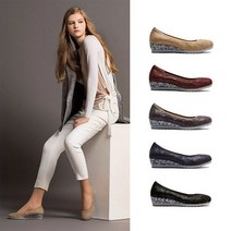 [신세계TV쇼핑]고트스킨 컴포트 웨지[SD-3530]