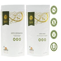 Druids Grove Refined Kappa Carrageenan + Lactic Acid Value Pack Vegan ⊘ Non-GMO Gluten-Free OU Ko, 1