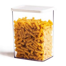 BINO Airtight Food Storage Containers with Lids 2.4 Qt/2.26 Liter White - Airtight Container Kitch, 1