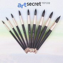 새한아트 아트시크릿 816 R 다람쥐모 수채화 고급 브러쉬, 18호