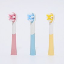 식스비 3단 유아 음파 전동칫솔 전용 칫솔모, 없음, 3단유아_스카이블루칫솔모(2EA)