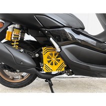2021 NMAX125 라지에이터 팬 회전 커버 가드 바이커스 야마하 엔맥스 튜닝, Red - 레드
