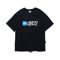 남자 여자 쿨 면 봄 반팔티 티셔츠 앱놀머씽 SC23 T-SHIRT (NAVY)