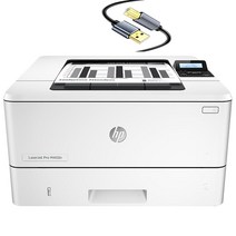 HP Laserjet Pro M402n 단일 기능 유선 흑백 레이저 프린터 화이트 - 인쇄 전용 - 40ppm 1200 x 1200dpi 256MB RAM 8.5 x 14