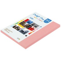 종이문화 프린트프로 칼라복사지 A4 120g No.24 핑크 80매