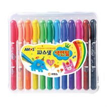 아모스 파스넷 색연필 12색, M상품선택