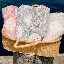 원단마트 cotton 대폭 면 25수 슬라브 페이즐 [레드 네이비 베이지 블랙]