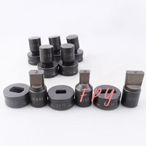 유압 프레스 유압 펀치 슬롯 홀 다이 스테인레스 스틸 펀칭 기계 유압 펀칭 다이 수동, 10x20mm