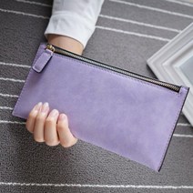 여자 슬림 지폐 장지갑 선물용 미니 카드 가죽 플랫 얇은 케이스 여성 명품 동전