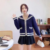 치얼업 7화 이유민 박보연 도해이 한지현 복고풍 니트 가디건 옷 패션 의상