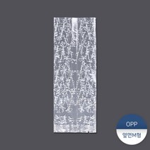 [패킹콩] OPP비접착형인쇄봉투-불문백색 100장, 상세 설명 참조