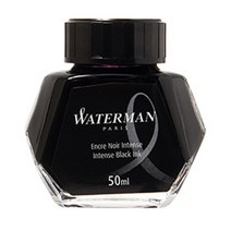 워터맨 만년필 병잉크 50ml, 흑색, 1개