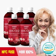참앤들황토농원 NFC착즙원액 석류즙 1L 5병, 5개