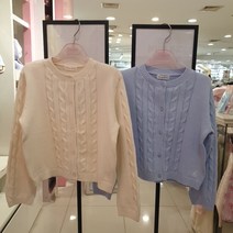 로엠걸즈 데일리 단정 라운드 케이블 가디건 RGCK2412P