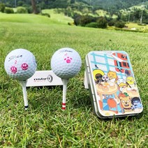 골프티꽂이 바이오플라스틱 골프티 포함 메탈 티케이스 롱티 숏티 파우치 캐디용품 악세사리, 디자인랜덤발송