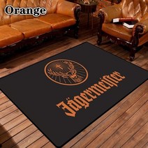 Jagermeister 사슴 로고 인쇄 카펫 거실 홈 장식 소파 테이블 넓은 지역 깔개 미끄럼 방지 침실 바닥 매트