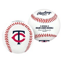 Rawlings MLB LA 다저스 야구공 화이트, Minnesota Twins, 1개