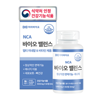 바이오밸런스 활성산소 제거 영양제 만성피로 멀티미네랄 아연 셀레늄 크롬 마그네슘, 1개, 1000mg x 60정