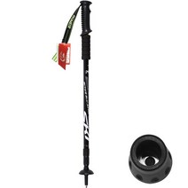 PIOMEER 야외 여행 캠핑 하이킹 등산 워킹 스틱 6061 알루미늄 AlloyAlpenstock 스키 트레킹 폴 1pc, 검은색
