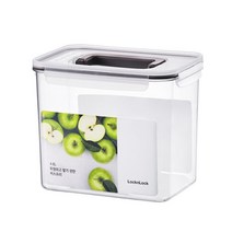 [락앤락] 투명하고 쌓기 편한 비스프리 직사각 핸디 4.6L