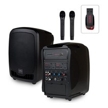 카날스 AT-260BN 충전식 이동형 블루투스 앰프 이동식 앰프 스피커 + USB16GB