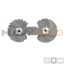 R 게이지 둥근 홈용 1EA 측정범위1.0~7.0mm/매수 34